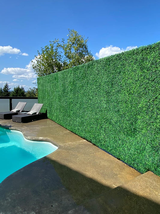 Smart Boxwood Hedge Tiles - 20" x 20" UV Protected Panels (1 Tile)