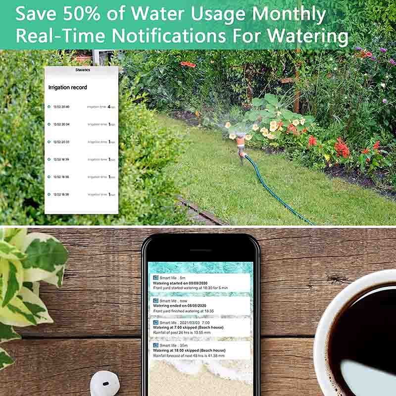 Smart Irrigation Timer with WiFi & Bluetooth Options - Hose Attached